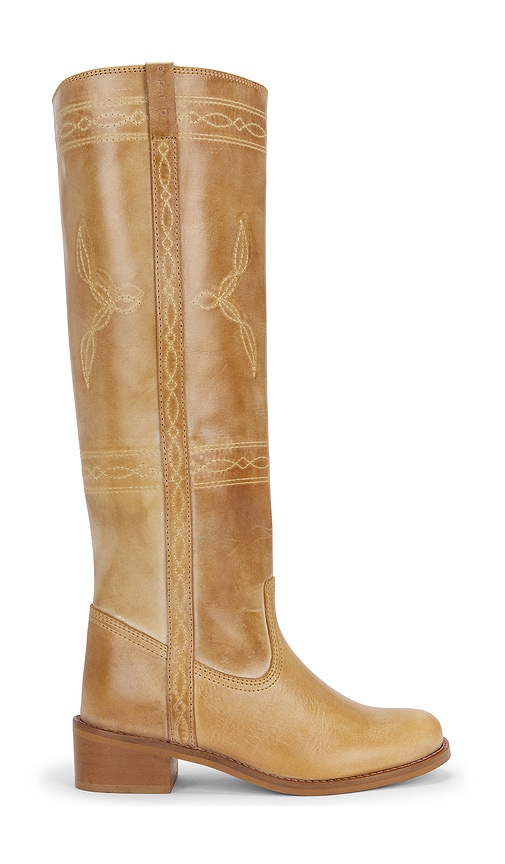Ann Gaucho With Western Stitching Boot