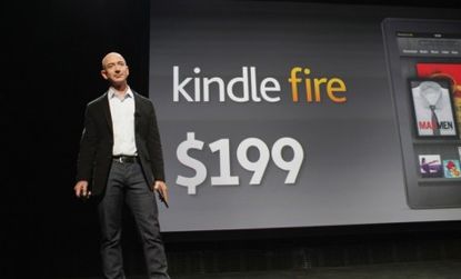 The Kindle Fire tablet