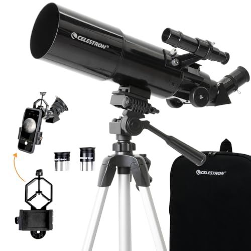 Celestron Travel Scope 80mm Portable Refractor Telescope