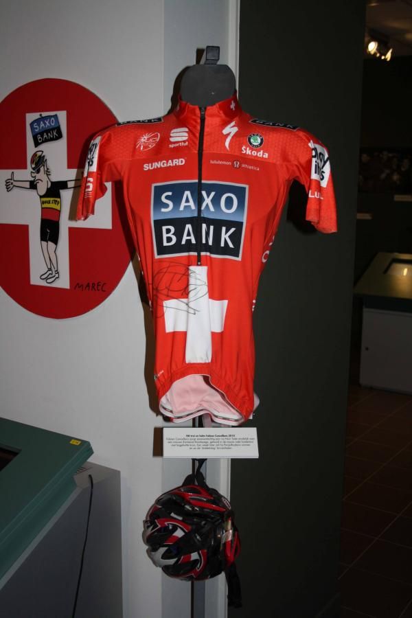 Fabian Cancellara's jersey from the 2010 Tour of Flanders.