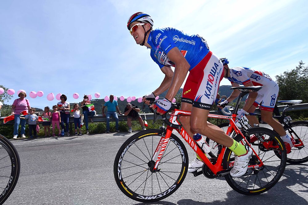 Pavel Kochetkov (Rus) Team Katusha in the blue jersey
