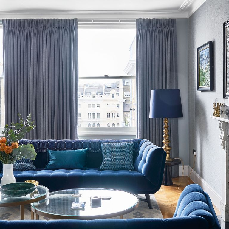 Blue and grey living room ideas for every style of home | Ideal Home