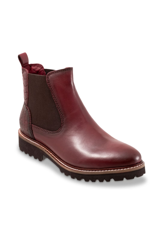 mahogany Chelsea boots