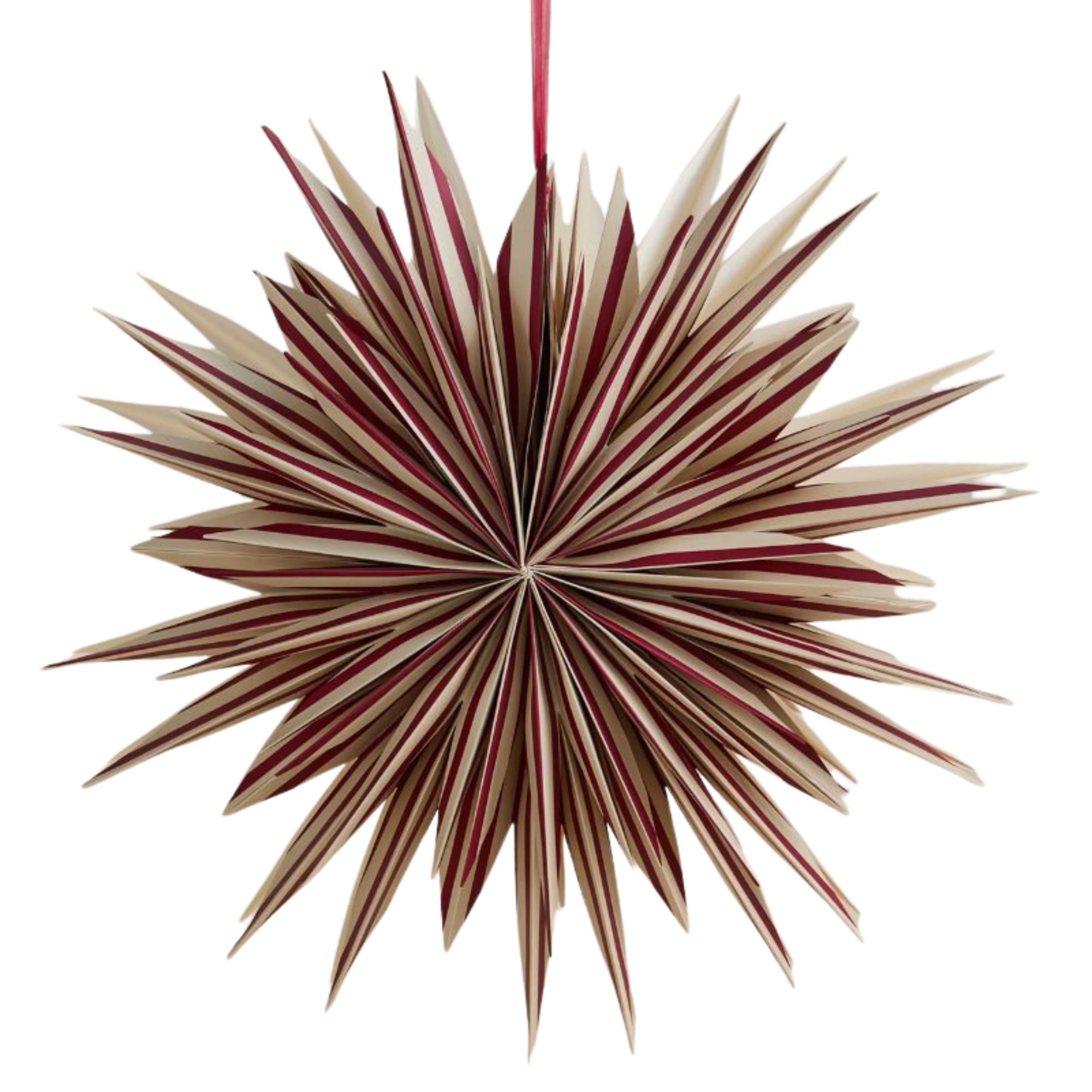 M&amp;amp;S, 3D Striped Paper Hanging Star Decoration