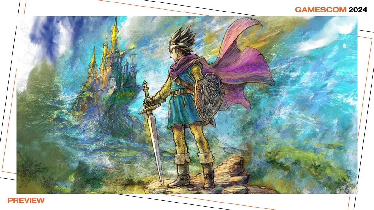 Key art for Dragon Quest 3 HD-2D Remake.