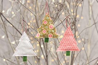 Christmas patchwork decorations