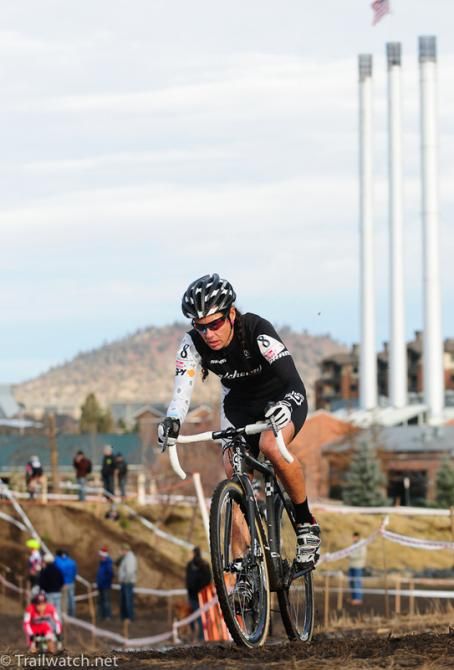 Nicole Duke (Alchemy) riding in third position