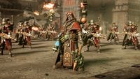 A robed soldier in Dawn of War 4.