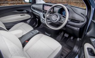 The interior of the Fiat New 500