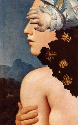 ’Madame Lacleur’ collage from ’The Mysteries of Udolpho’ series, by Roman Cieslewicz, 1975