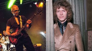 Tony Visconti performs at O2 Academy Birmingham on June 29, 2015 in Birmingham, United Kingdom. Singer David Bowie at the Valentine Pop Awards.