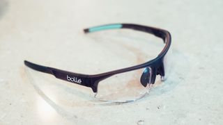 A pair of clear lensed direct glaze sunglasses