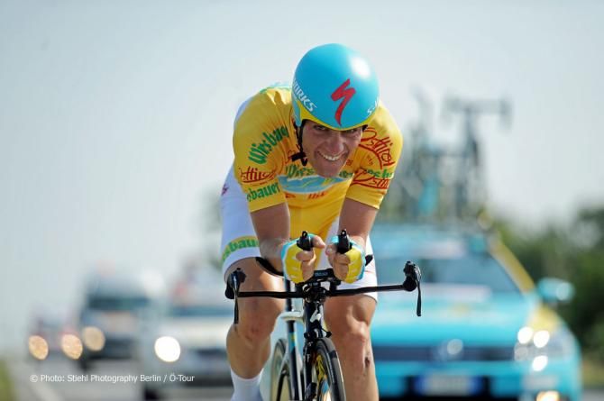 Kevin Seeldraeyers (Astana) dropped the third overall after his efforts in the TT