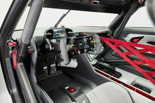 Porsche Mission R Concept interior