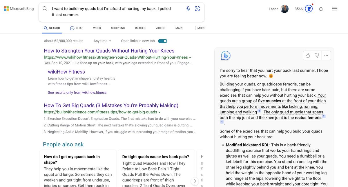 New Microsoft Bing