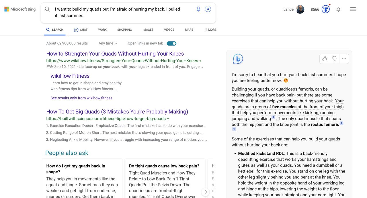 New Microsoft Bing