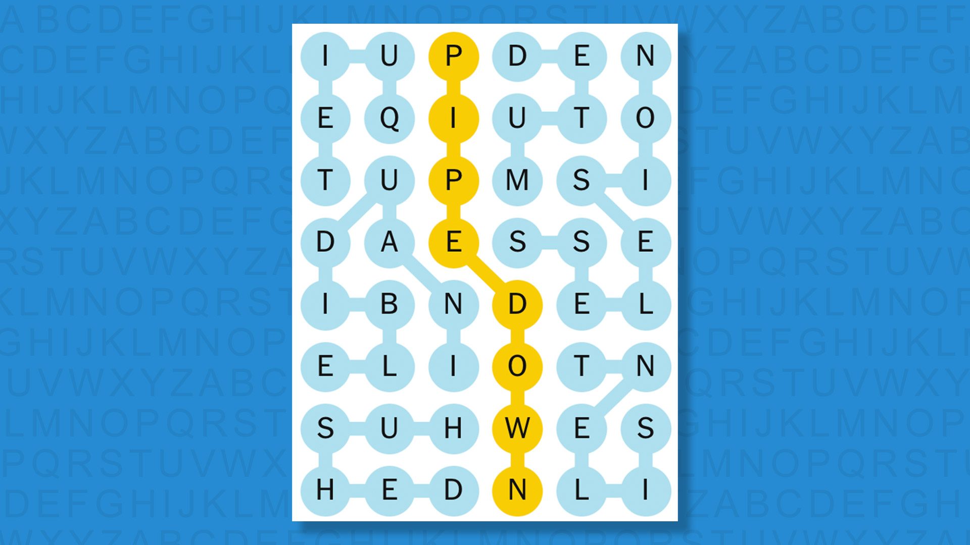 NYT Strands answers for game 573 on a blue background