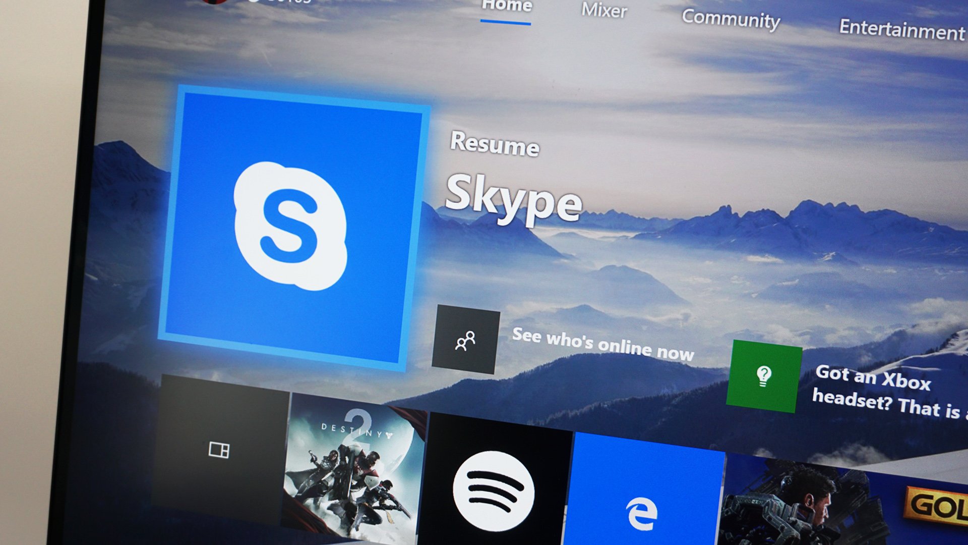 Skype en Xbox One