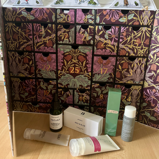 a close up of the Liberty beauty advent calendar