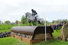 Bill Levett and Silk Stone at Badminton 2014