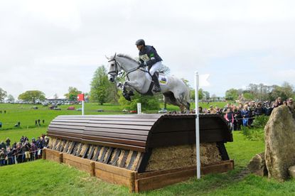 Bill Levett and Silk Stone at Badminton 2014