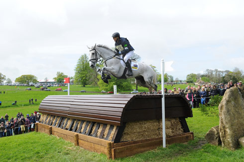 Bill Levett and Silk Stone at Badminton 2014