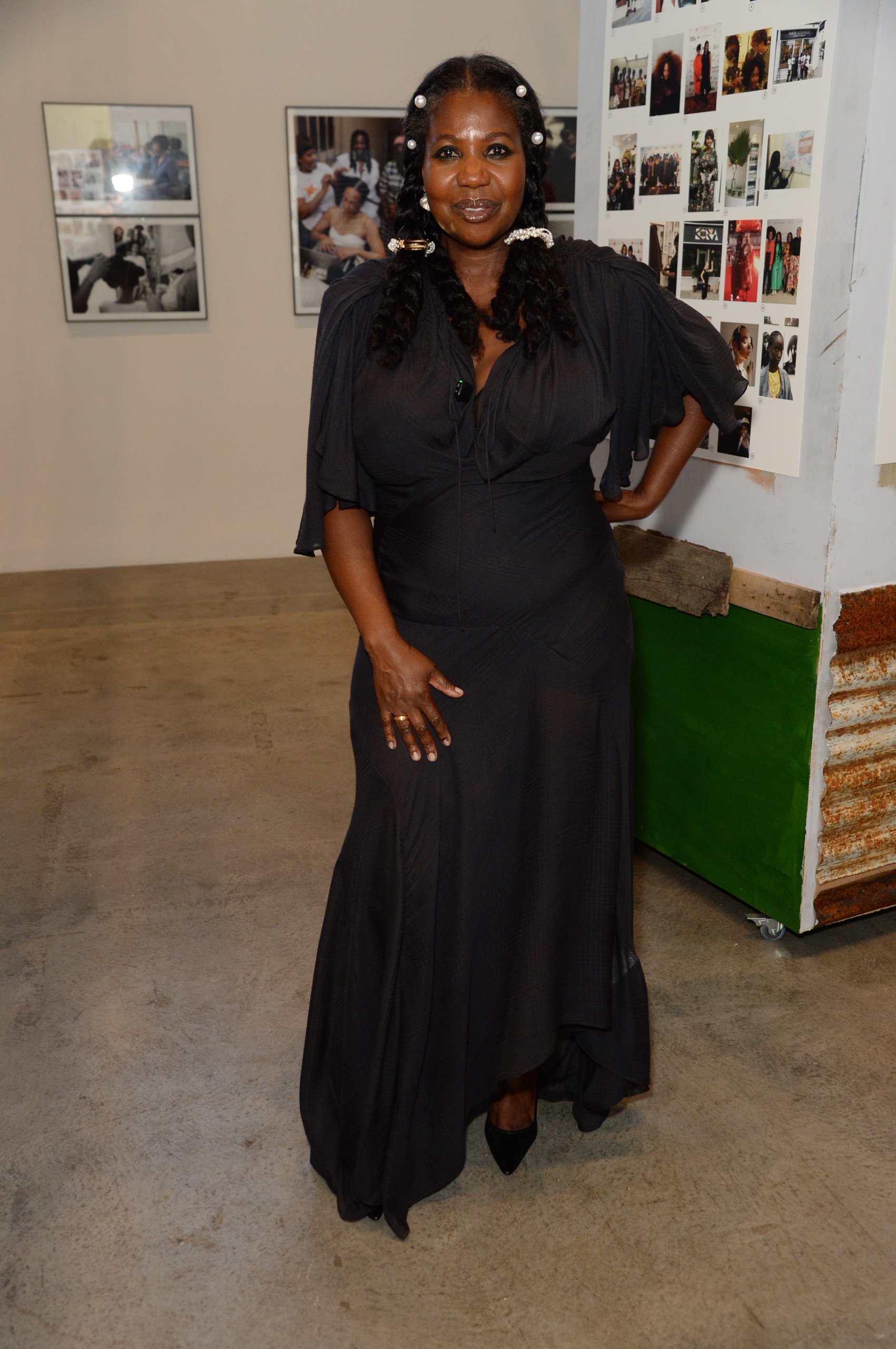 Charlotte Mensah at her Ladbroke Hall exhibition