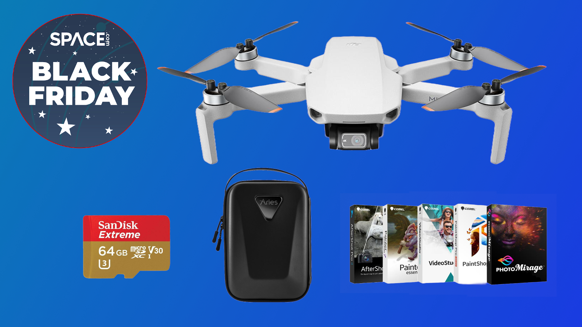 pakke Pengeudlån barbering Save nearly $200 on this beginner-friendly DJI Mini 2 drone bundle in Black  Friday sale | Space