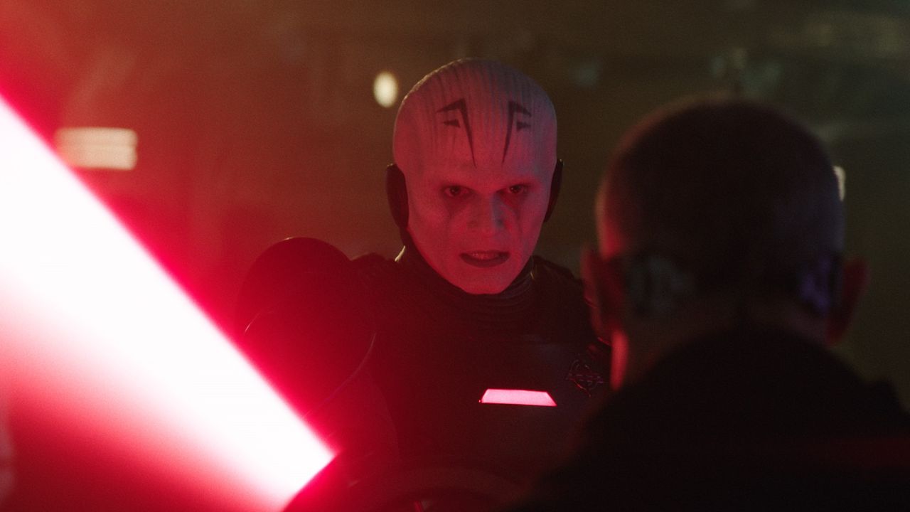 Empire soldier with lightsaber in Obi-Wan Kenobi