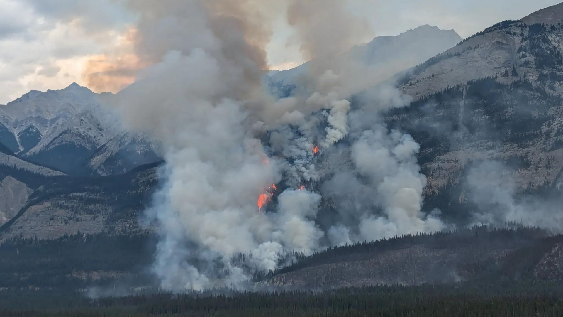 Shocking drone footage emerges of fire-ravaged Jasper National Park, after the largest wildfire there in a century