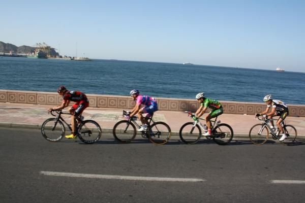 The sprinters' teams on the front in Oman