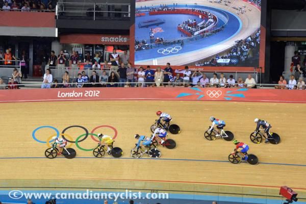 The Scratch race was the penultimate event in the Women's Omnium