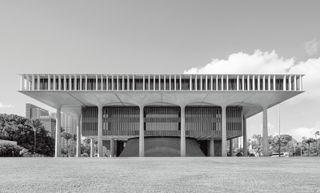 Hawaii State Capitol, John Carl Warnecke and Belt, Lemon & Lo, Honolulu, Hawaii, United States, 1969