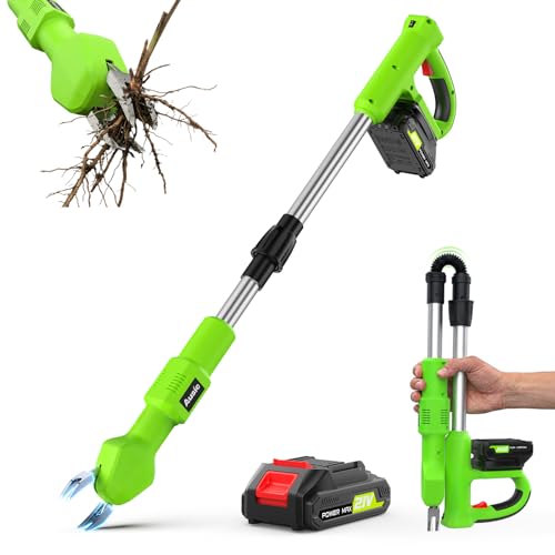 Ausic Electric Weed Puller Tool, No Bending Weed Remove Tool, Stand Up Weed Puller Tool With Long Handle, One Charge Pulls 3000+ Weeds Wacker, Garden Weed Picker Tool for Lawn, Yard and Farm