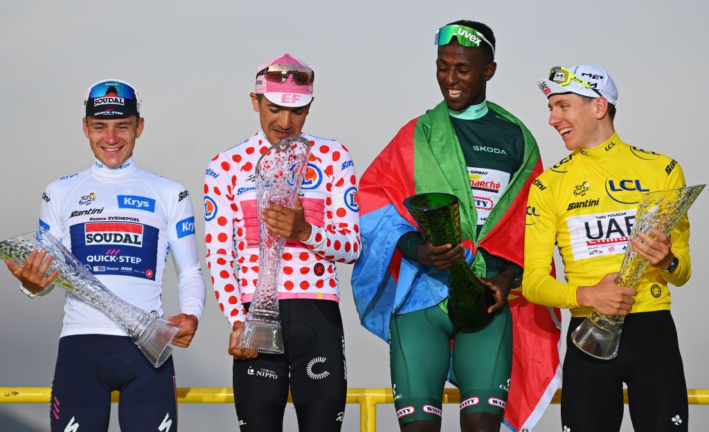 The four jerseys of the 2024 Tour de France 