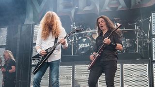 Dave Mustaine and Kiko Loureiro