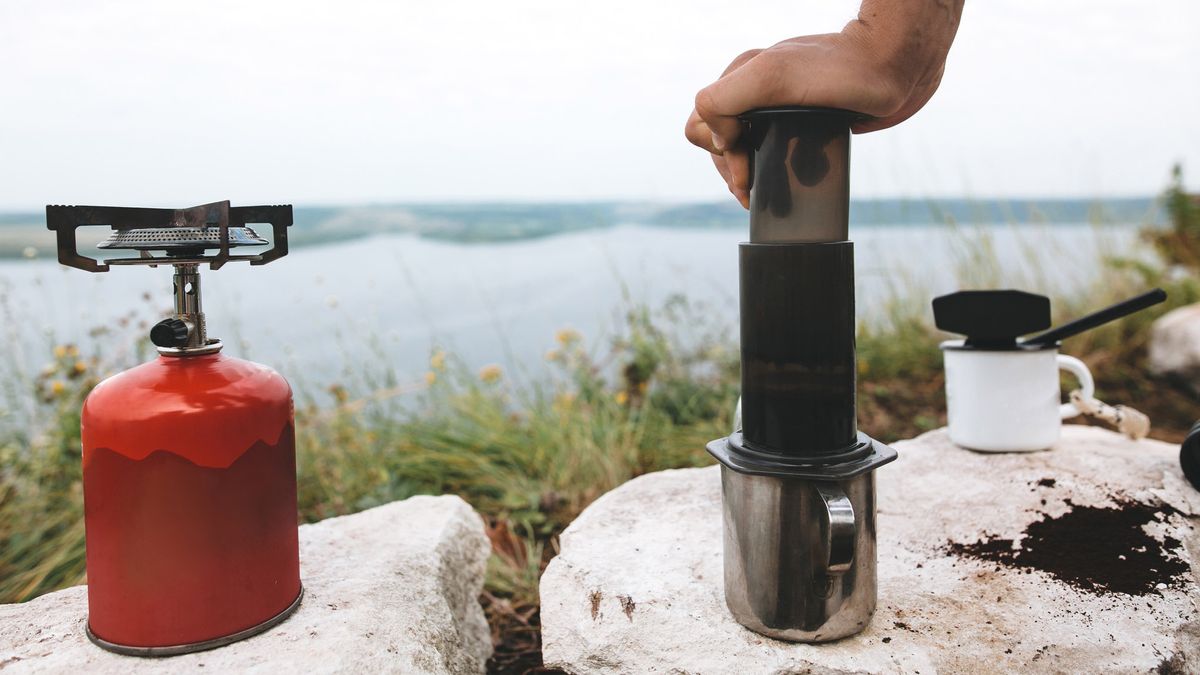 camping tech: aeropress coffee maker