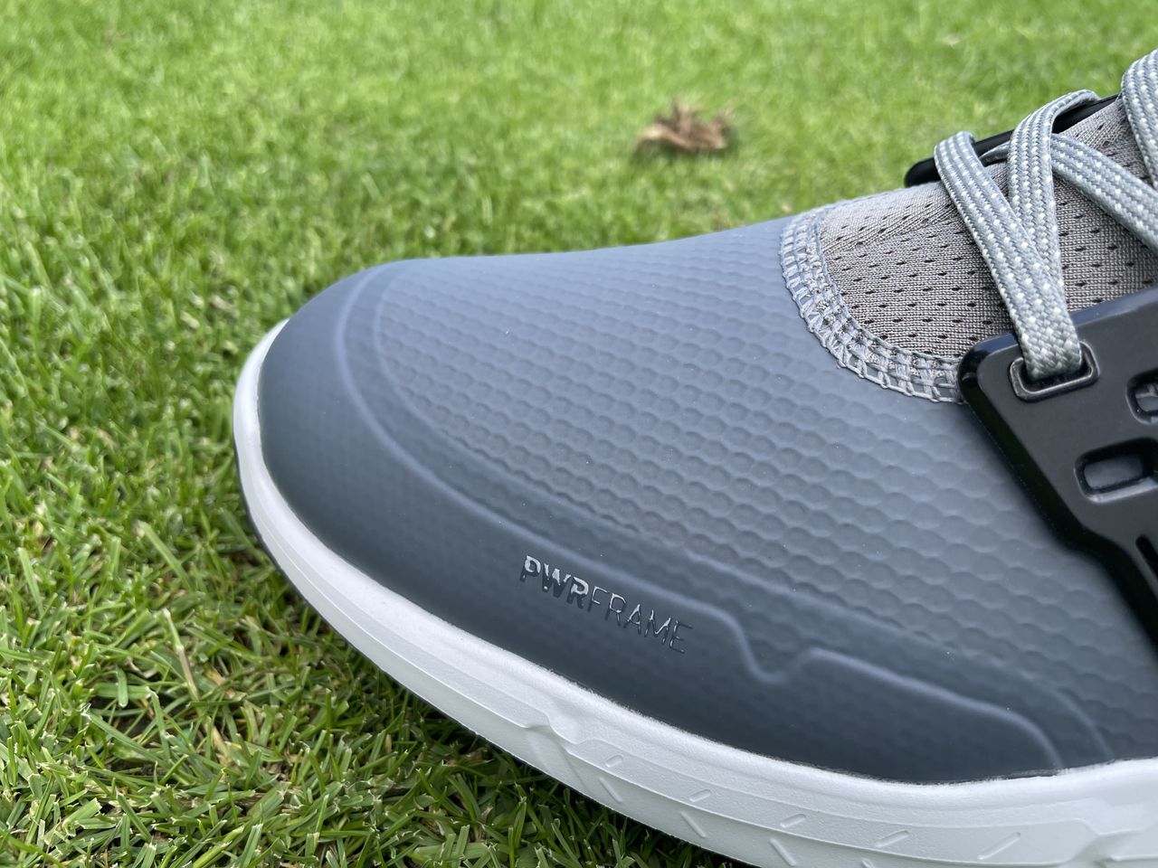 A close up of the upper of the Puma Ignite Articulate shoe
