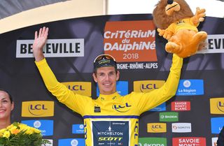 Daryl Impey (Mitchelton-Scott) finished third and picked up a time bonus to move into overall lead at Criterium du Dauphine