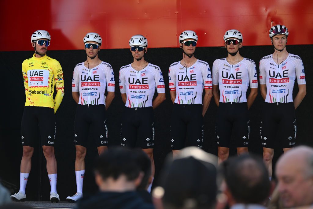 UAE Team Emirates rode to defend Brandon McNulty's Volta a la Valenciana race lead