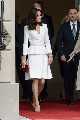 Kate Middleton's crisp and courteous skirt suit