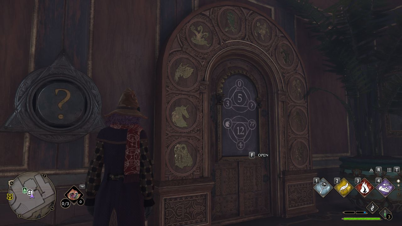 Hogwarts Legacy math puzzle