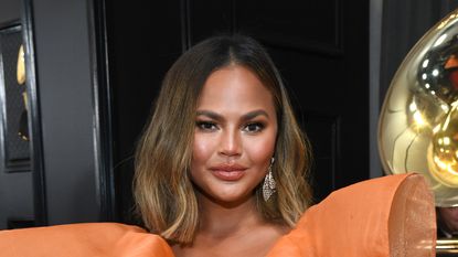 LOS ANGELES, CALIFORNIA - JANUARY 26: Chrissy Teigen attends the 62nd Annual GRAMMY Awards at STAPLES Center on January 26, 2020 in Los Angeles, California. (Photo by Kevin Mazur/Getty Images for The Recording Academy)