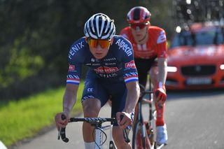 LAGOS PORTUGAL FEBRUARY 19 Mathieu Van Der Poel of The Netherlands and Team AlpecinFenix during the 46th Volta ao Algarve 2020 Stage 1 a 1956km stage from Portimo to Lagos VAlgarve2020 on February 19 2020 in Lagos Portugal Photo by Tim de WaeleGetty Images