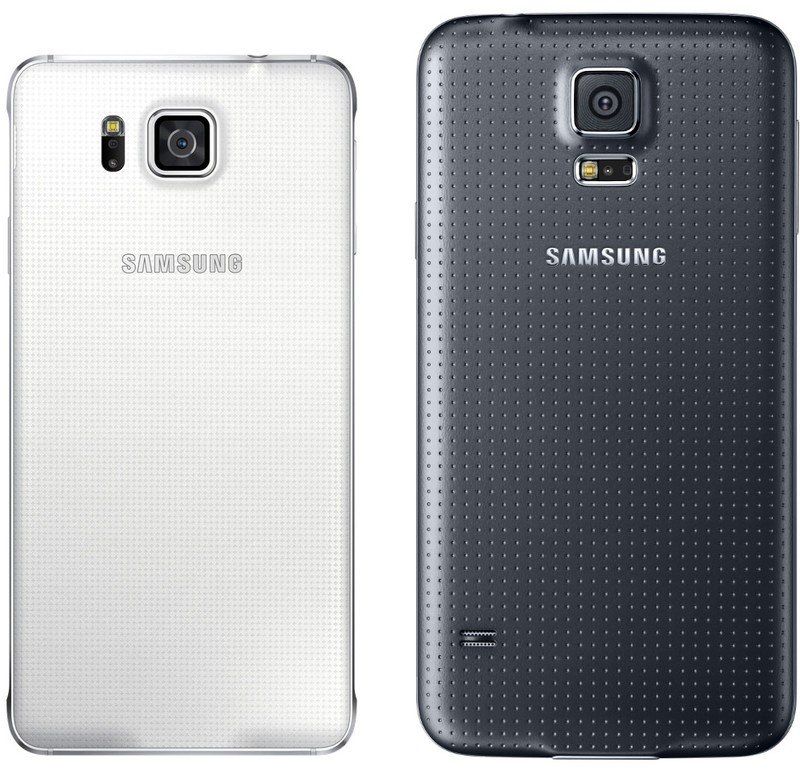 Galaxy Alpha + Galaxy S5 comparison