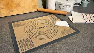 Lazymi Silicone baking mat on a countertop