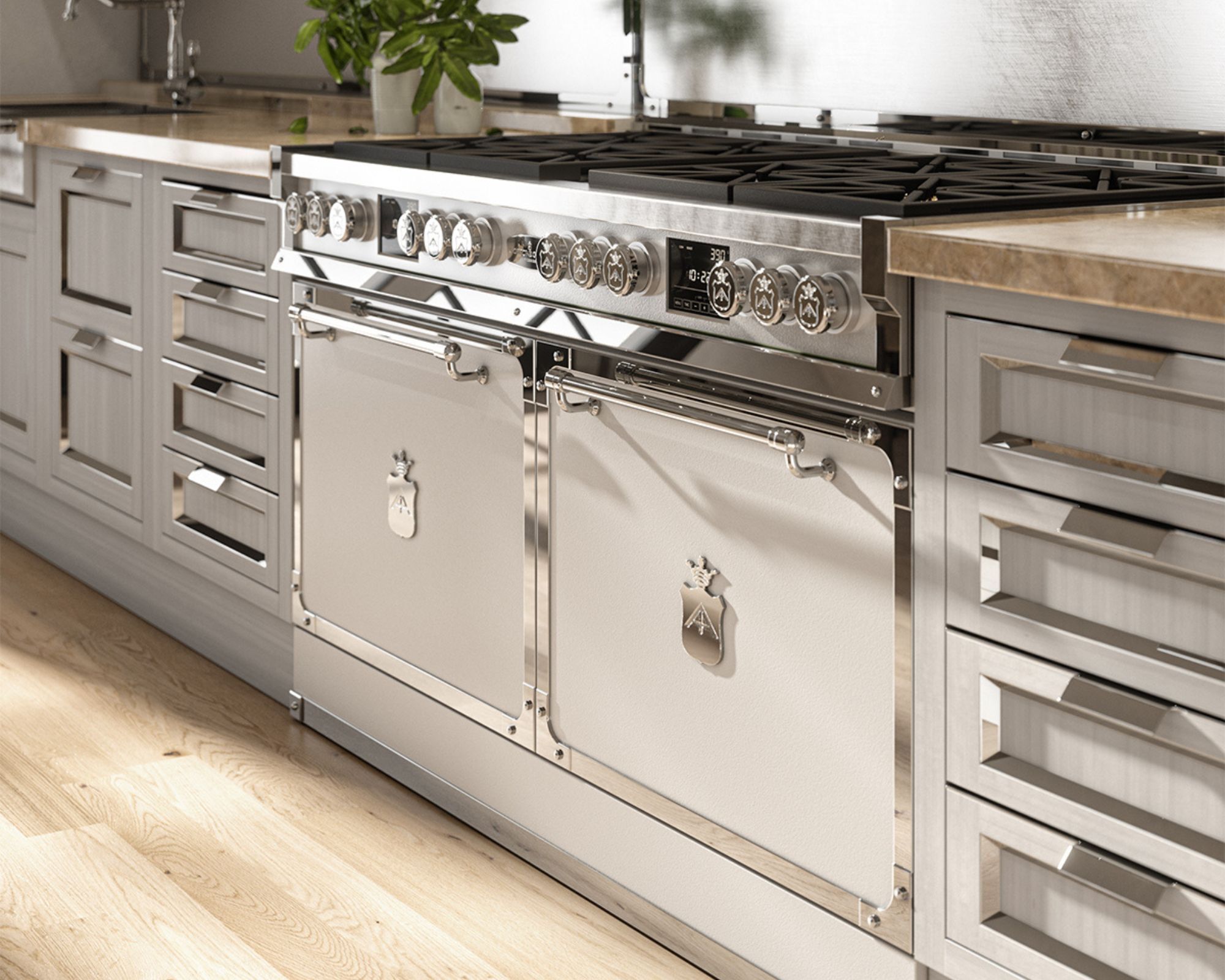 Large Italian white oven