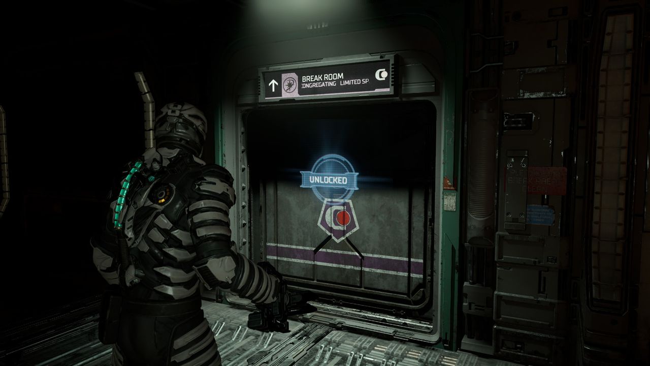 Dead Space Marker Fragment locations - Break Room door