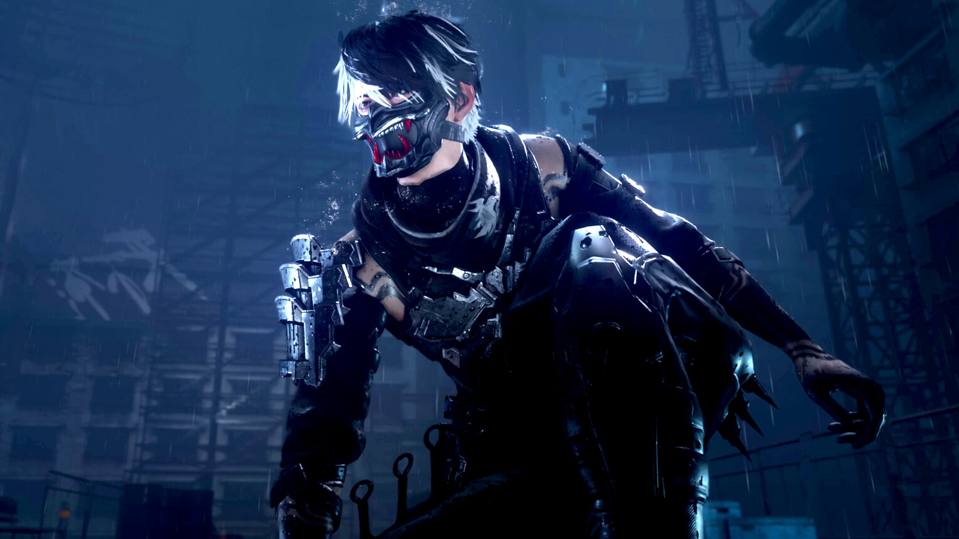 A close up of the ninja Yakumo in Ninja Gaiden 4. 
