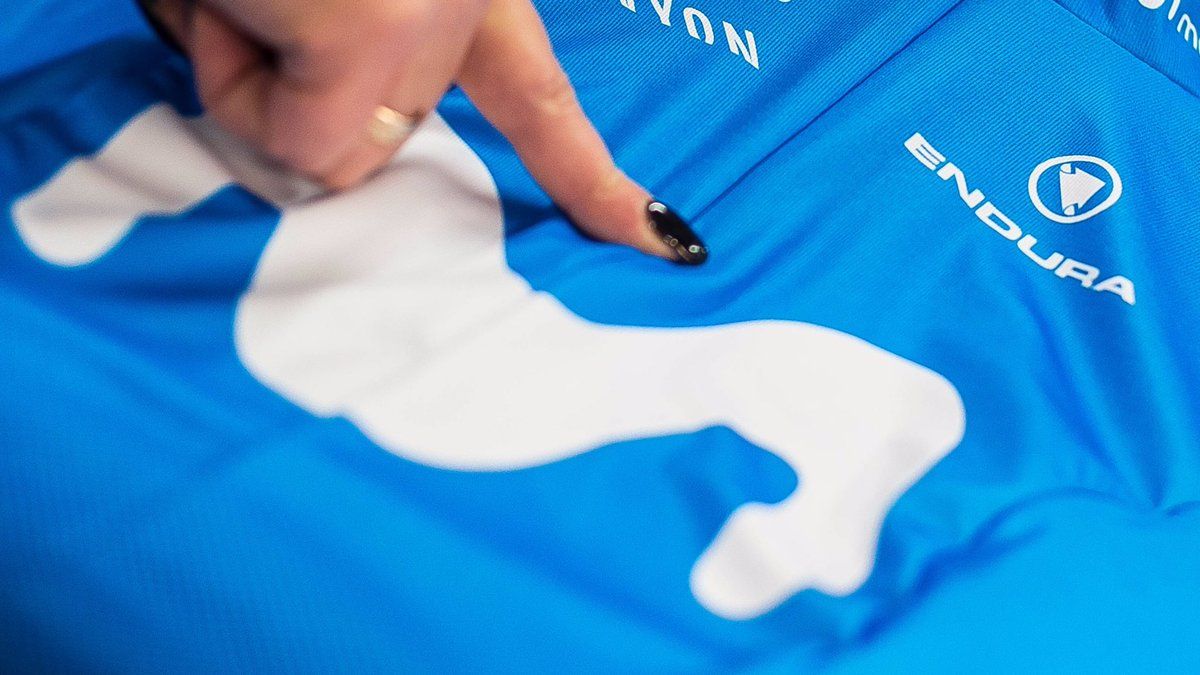 The navy is replaced by a brighter shade of blue